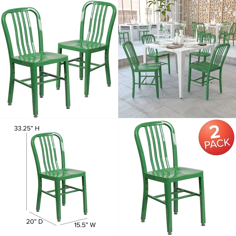 

Wood Dining Chairs Set of 2, FAS Grade Oak, Cream White Wash Finish, Curved Back with Outer SwordLeg Design, Easy Assembly, 400