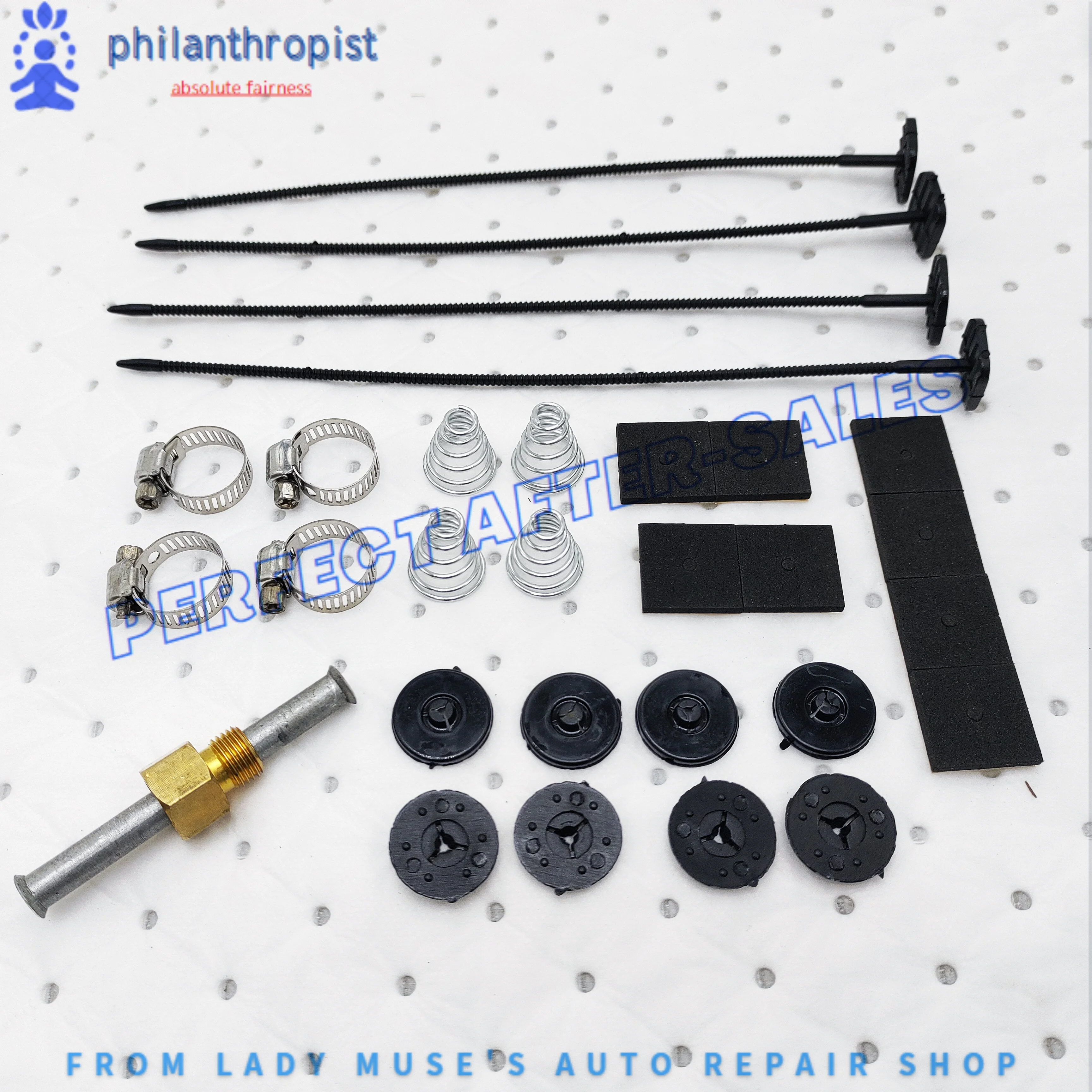 

Remote Transmission Aluminum Oil Cooler Kit (Universal 4-8 Row Radiator Converter) For Car (Auto/Manual), Motorcycle