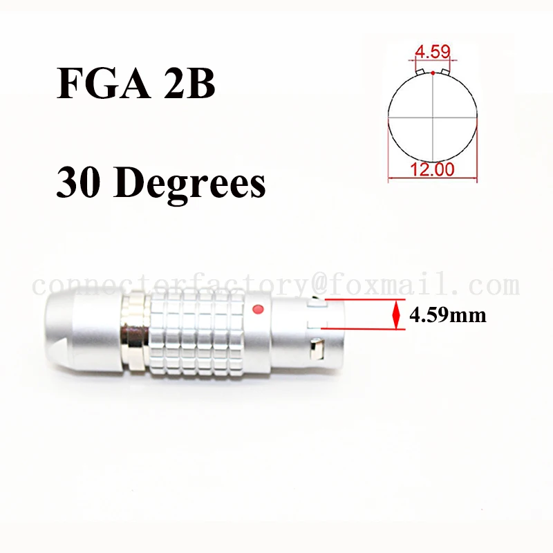 2B 2 Positioning Slots Series FGA FGB FGC FGJ FGK FGL FGM FGD FGE FGF 2 3 4 5 6 7 8 10 12 14 16 19Pin Male Female Plug Connector