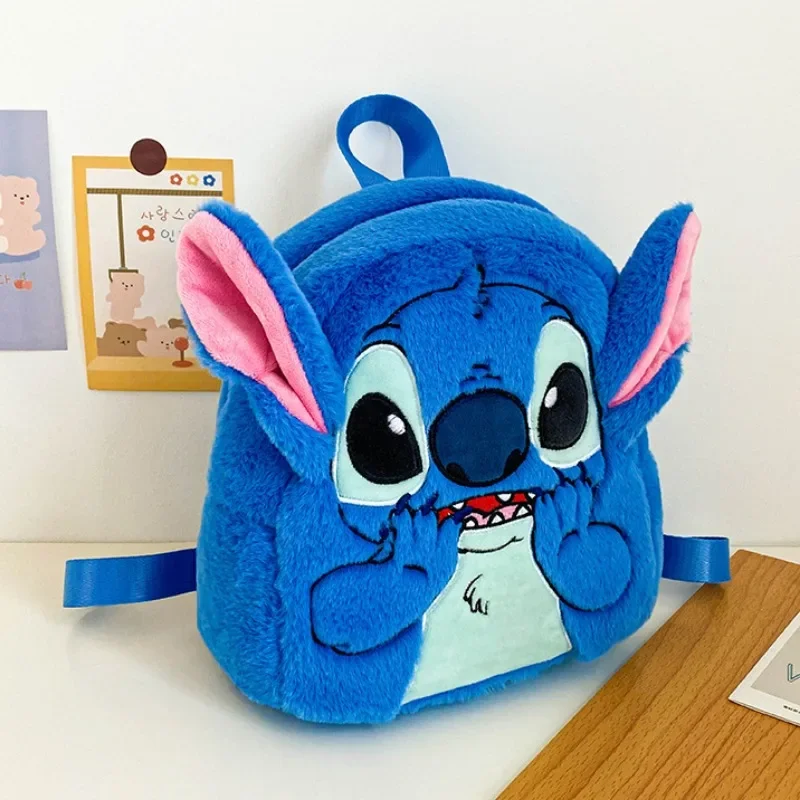 Lilo and Stitch Disney Backpack Back To School Anime Character Pattern Accessories Student Kawaii Cartoon Doll Small Schoolbag