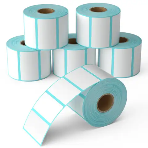 700pcs/Roll 40*20/40*30/50*30mm Print Supplies Thermal Label Sticker Paper Waterproof Supermarket Price Blank Label Direct Print