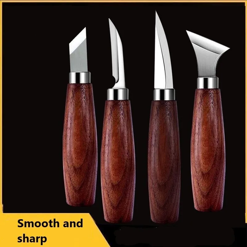 

4/5PCS Professional Wood Carving Chisel Tool Set Alloy Steel Blade Head DIY Wood Carving Cutting Knife Basic Details Carving