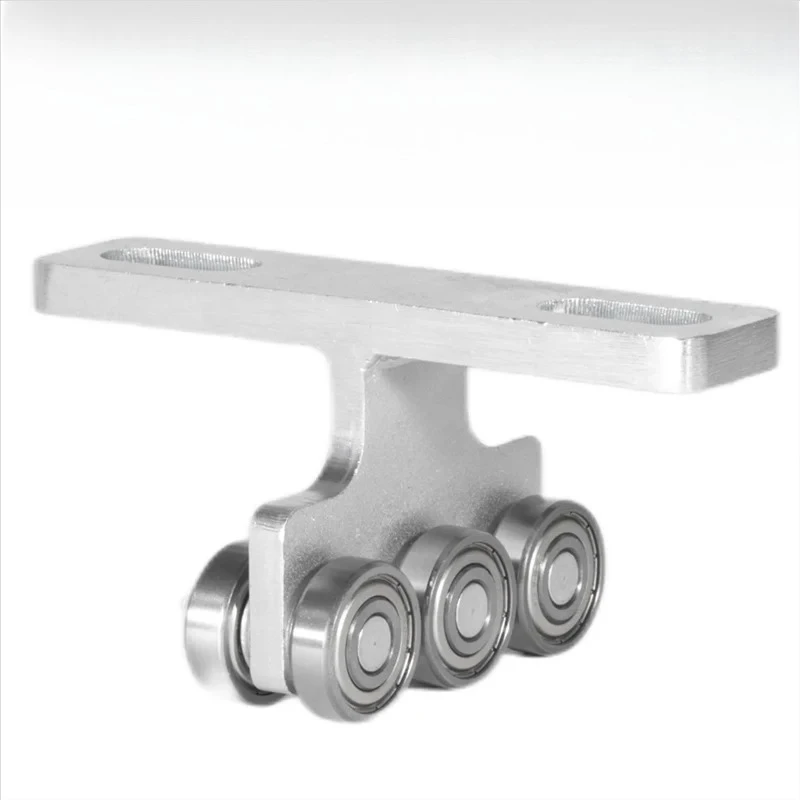 T-type 6 Wheels Industrial Bearing Pulley Hoist Trolley Assembly Track Rail Roller for Electric Hoist Lifting Cart