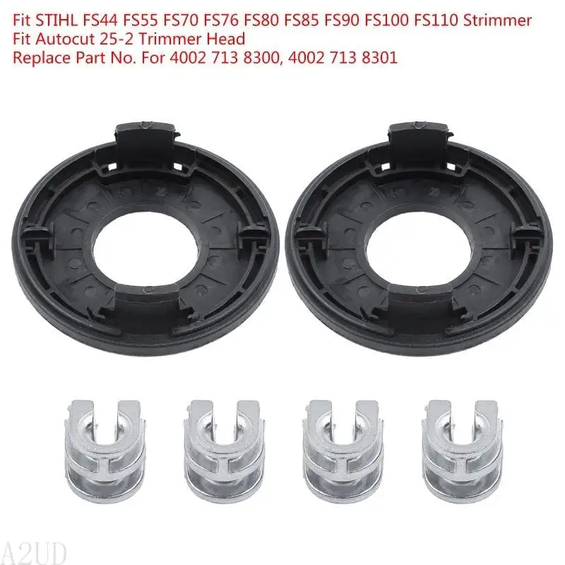 A2UD per FS44 FS55 FS70 FS76 FS80 FS85 FS90 FS100 FS110 Strimmer Autocut 25-2 Trimmer per manica con cappuccio per testa