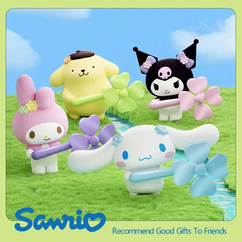 Anime Sanrio Kuromi Cinnamoroll Car Fragrance Mymelody Pompompurin Smell In Styling Vent Diffuse Propeller Clip Perfume Accessor