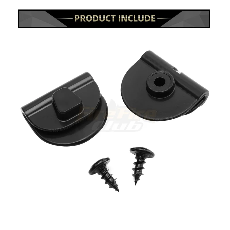 Clips de cubierta de batería lateral negra para motocicleta, abrazadera de montaje derecha izquierda para Harley Sportster XL883 XL1200 2004-2018 X48 72 2010-2022