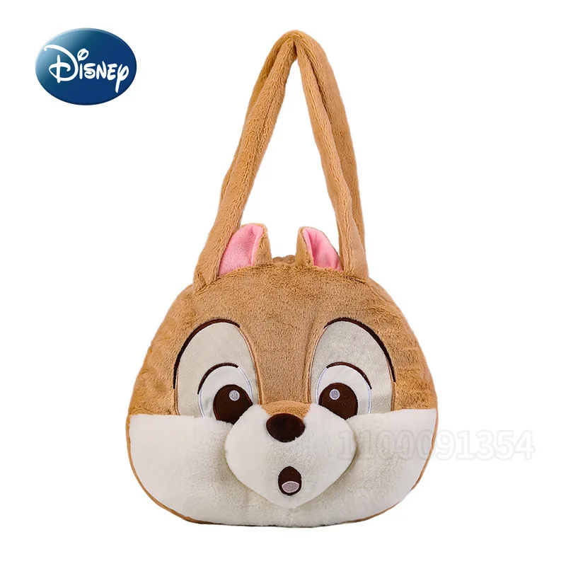 Disney Chichititi Nuova borsa in peluche Borsa a tracolla in peluche da donna di grande capacità alla moda Borsa da donna carina per riporre oggetti casual