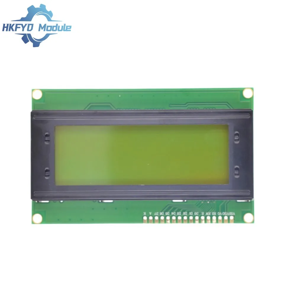 2004A LCD2004 Blue / Yellow-Green LCD Screen Module LCD Display Module Blue Yellow-Green IIC/I2C 3.3V/5V For Arduino Dit Kit