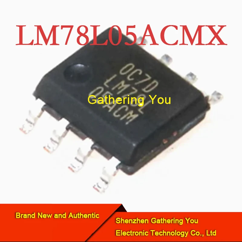 LM78L05ACMX SOP8 Linear Regulator 100-mA, 30-V Brand New Authentic