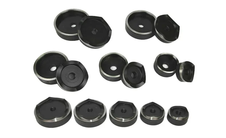Troquel redondo de perforación Manual hidráulico, personalizado, de una pieza, 68mm / 65mm / 58mm / 40mm / 35mm, SYK-15 / SYK-8A /SYK-8B