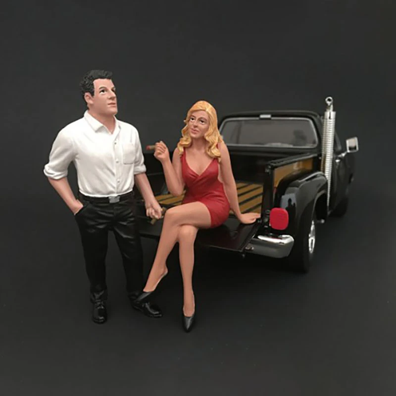 

2025 New 1:18 Scale 1pcs Scene Accessory Doll Cigar Red Skirt Beauty Woman Girl Action Figure Model Collection Display Toys Gift