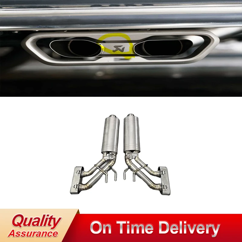 G WAGON W463A W464 G63 G500 W464 Akrapovich Style Exhaust System For G63/G500