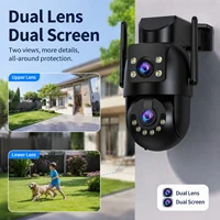 Jooan 5K 8MP Dual Lens Dual Screen 5G IP Camera Wifi PTZ Outdoor AI Auto Tracking Two-way Audio CCTV Video Home Surveillance Cam 2