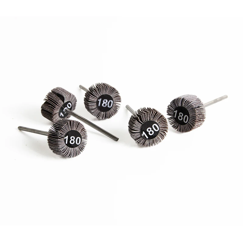 ADN Mini Cylinder Mounted Emery Wheel 2.35mm Shaft 180-800 Grit Abrasive Wheel Jewelry Precious Metal Sanding Polishing Tool