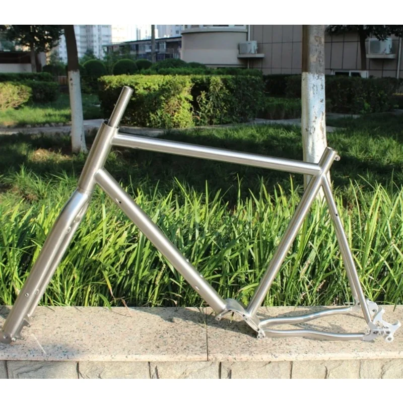 Titanium MTB Bike Frame With Sliding Dropout Ti Mtb Bike Frame Pinion Gear Box Titanium Mountain Bike Frames
