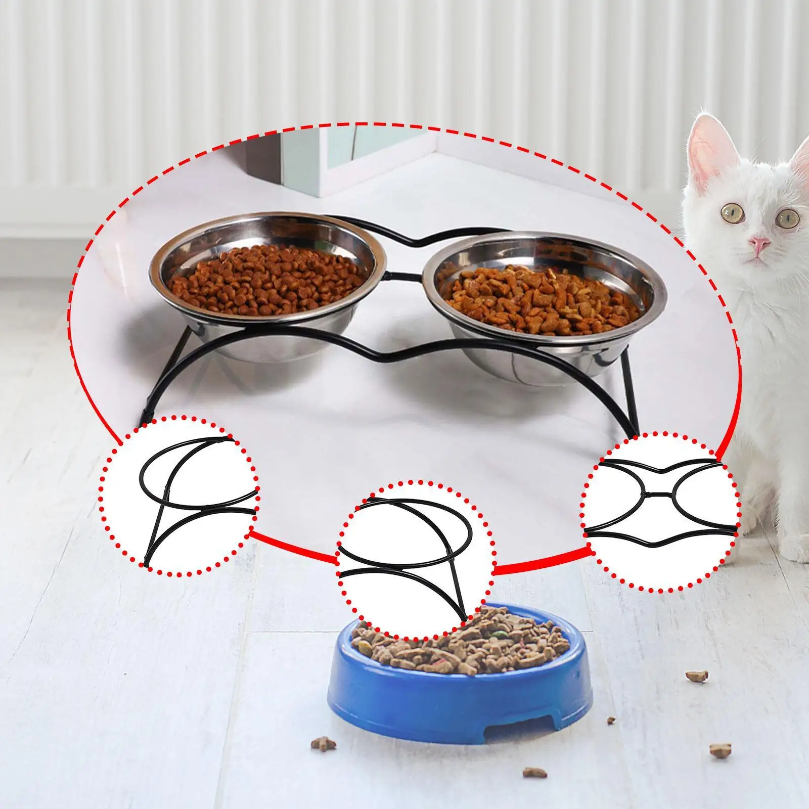 Thumbnail 2 - #3 Trending Elevated Cat Feeding Bowls Right Now