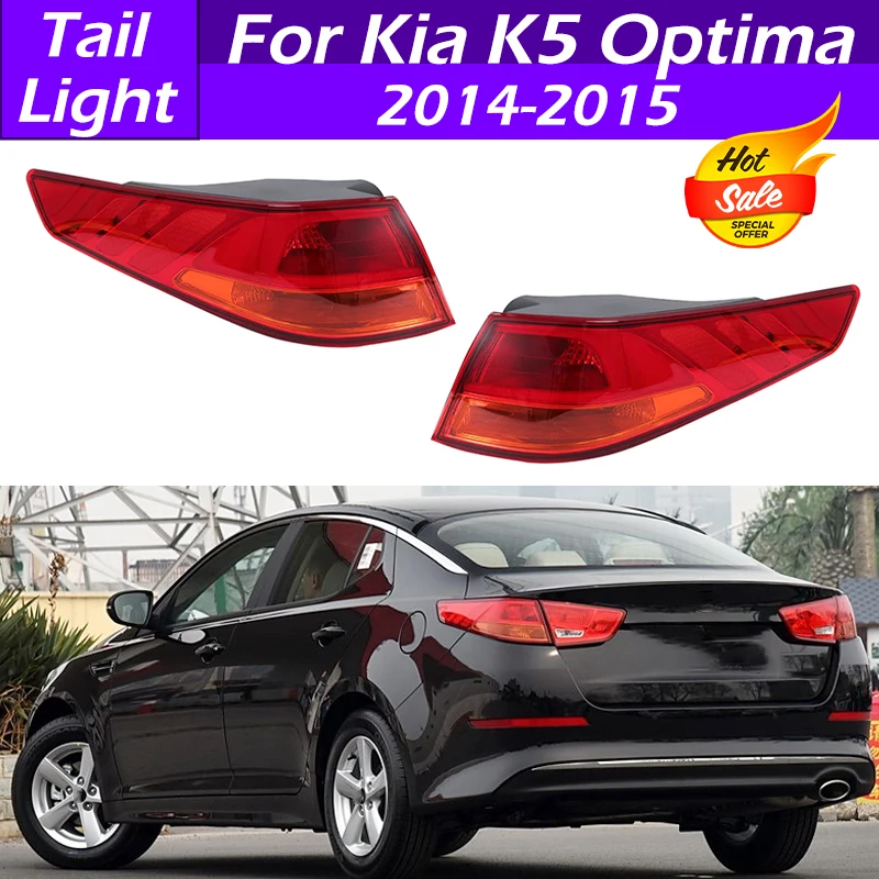 LED Car Tail Light Brake Lamp Driving Light Turn Signal Tail Light Assembly With Halogen For Kia K5 Optima 2014 2015 Auto Parts