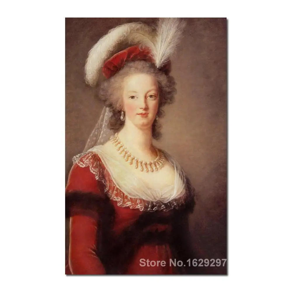 Animal paintings Elisabeth Vigee Lebrun's reproduction Marie Antoinette hand painted High quality