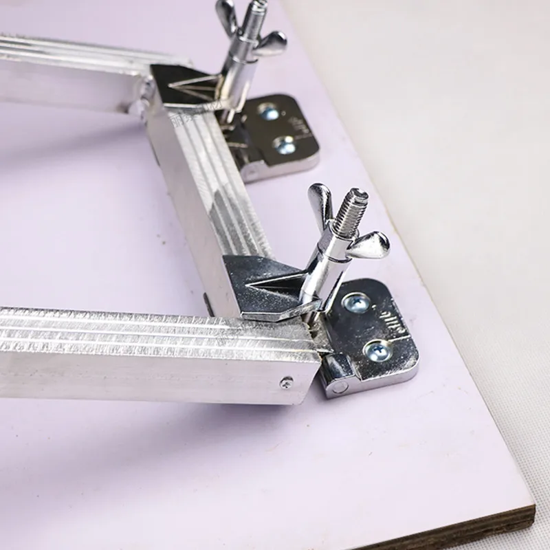 2PCS Silk Screen Printing Metal Frame Butterfly Hinge Clamp DIY Hobby Screen Painting Fixing Hinge Clamp Hardware Clip Tools - Image 6