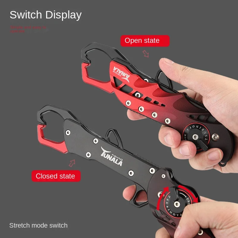 Multifunctional Lure pliers, can be used for fishing, camping, outdoor adventure, fish catching pliers, hook control fish clips.