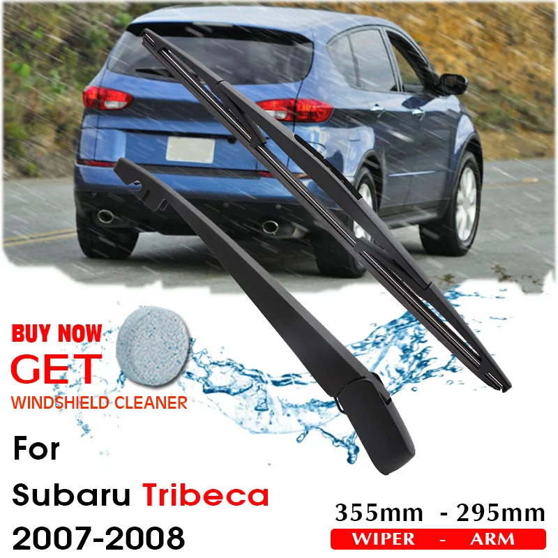 Car Wiper Blade Rear Back Window Windscreen Windshield Wipers For Subaru Tribeca Hatchback 355mm 2007-2008 Auto Accessories