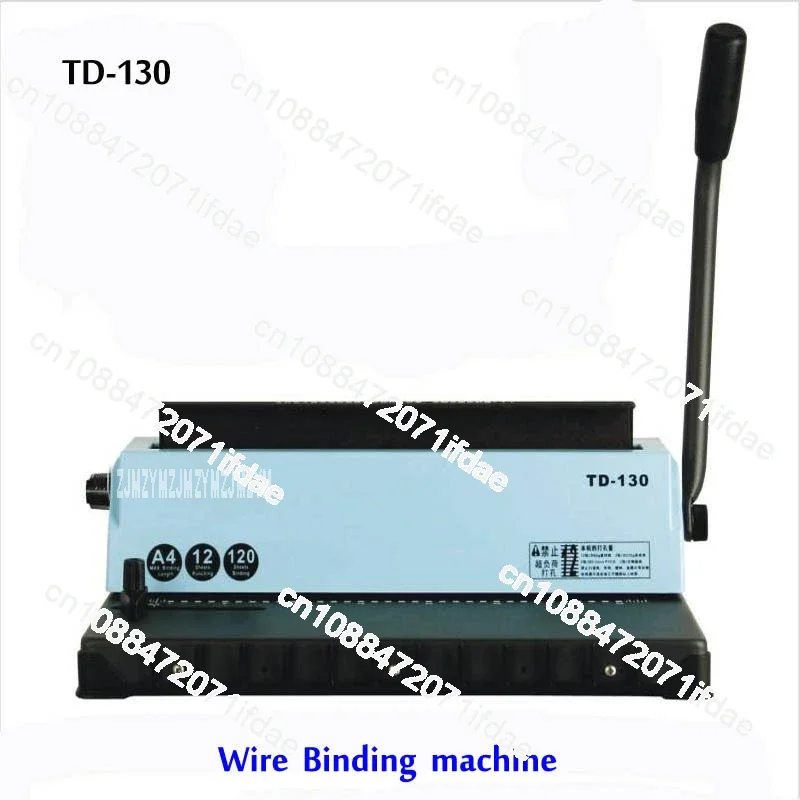 A4 Wire binding machine TD-130, Small machine Big capacity.Easy Operation