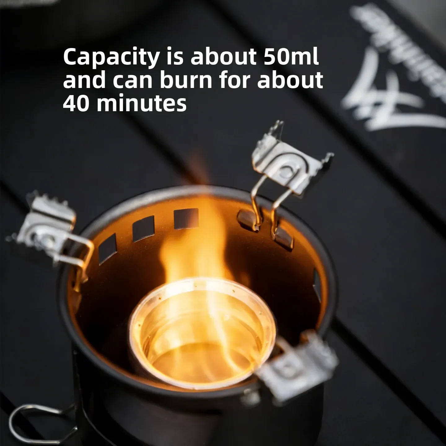 Mountainhiker Outdoor Camping  Alcohol Stove Liquid & Solid Tea Boiling Stove Portable Burner Kettle Cooking Utensil Accessory view 4