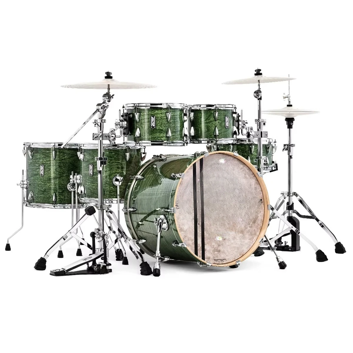 

PDM6 Series Acoustic Drum Set 6 Drums 4 Cymbals Professional Percussion Instrument