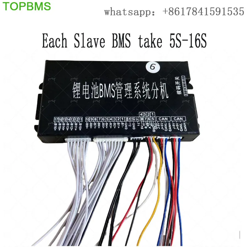 TOPBMS High Voltage BMS 4S-128S Li-ion 64S Bluetooth 72S RS485 96S 120S 128S LiFepO4 48S LTO 36S 84S 112S