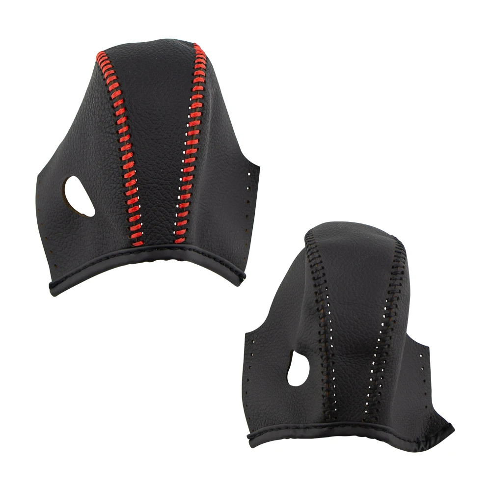 LHD Leather Car AT Gear Shift Knob Cover Gear Collars for Nissan Teana Altima 2013 - 2018 Bluebird 2015 - 2018 Accessories
