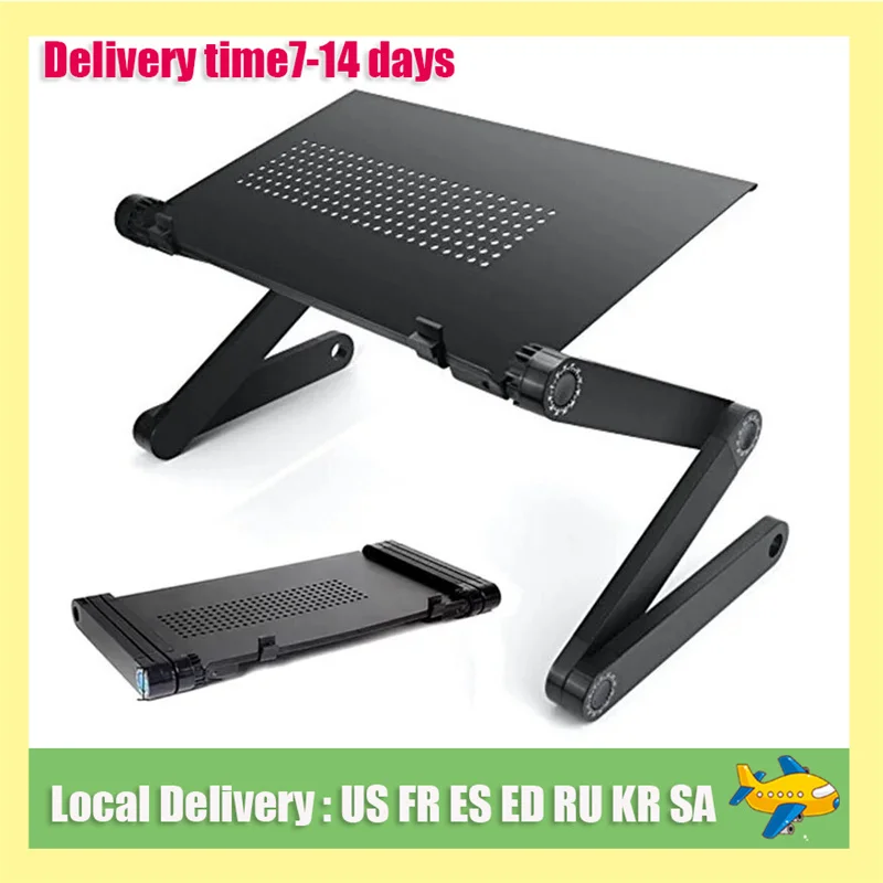 Multifunctional New Laptop Stand Adjustable Folding Portable Notebook Computer Table Lapdesk for Sofa TV Bed PC Desk Stand