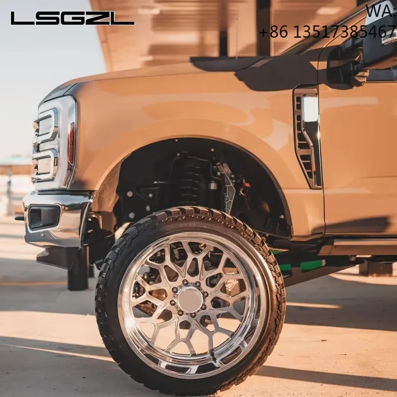 Forged Alloy Deep Dish 6 Lugs 8 Lugs 22x14 26x16 8x165.1 6x139.7 6x5.5 Custom for Silverado 2000 3000 Truck Wheel 8x180