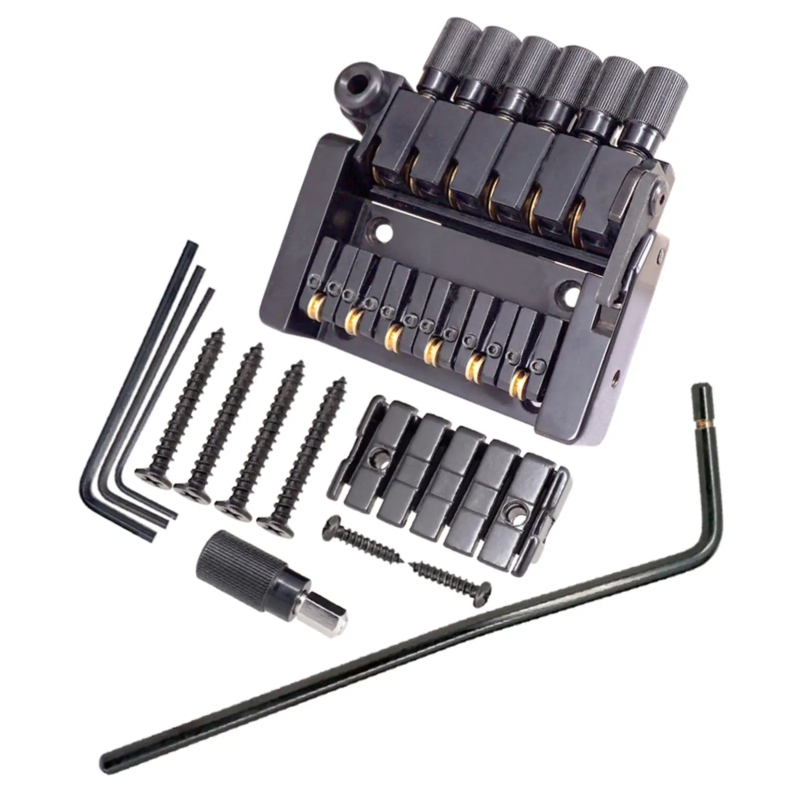 

Набор фиксированных гитарных бриджей, гайка, бридж тремоло с ключом и