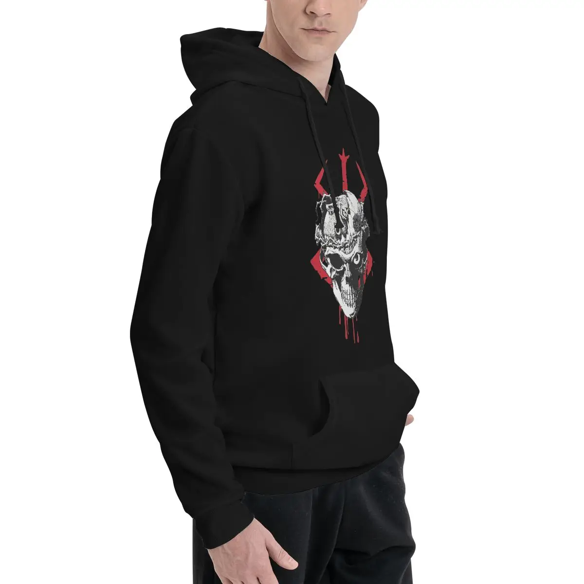 Unisex Berserk Skull Knight Anime Hoodies With Pocket Fashion manga Long Sleeve Sweatshirts