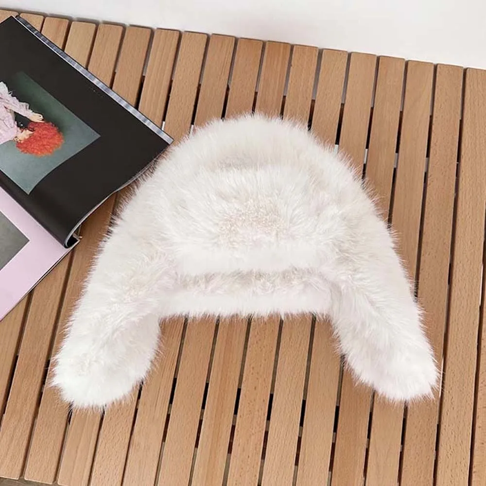 بلون الرجال النساء الطيار قبعة دفئا مكافحة البرد فو الفراء الطيار قبعة لينة يندبروف سدادات حماية الأذن قبعة في الهواء الطلق