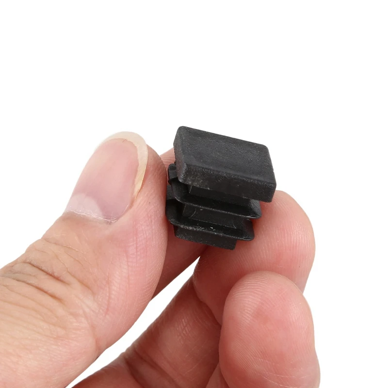 72 tappi quadrati in plastica da 15 mm x 15 mm, inserti per tubi, chiusura finale