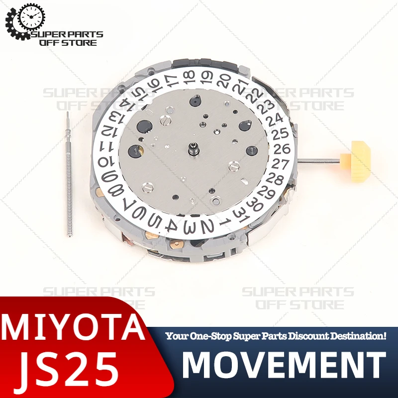 Japan Brand New & Original Miyota JS25 Movement 6hands Quartz Movement Watch Accessories