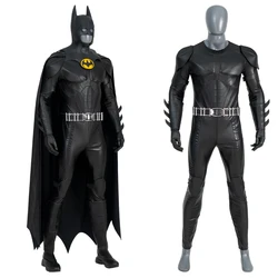 High Quality New Disguise Bat Cosplay Costume Black Movie Flash Bat Cosplay Suit Keaton Bat Costume Bruce Outfit and Accessories
