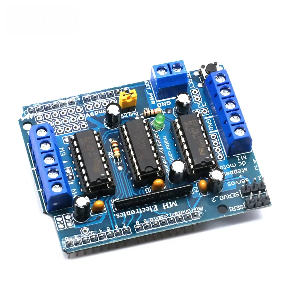 L293D Motor Control Shield – บอร์ดขยายมอเตอร์ไดรฟ์สําหรับ Arduino Motor Shield