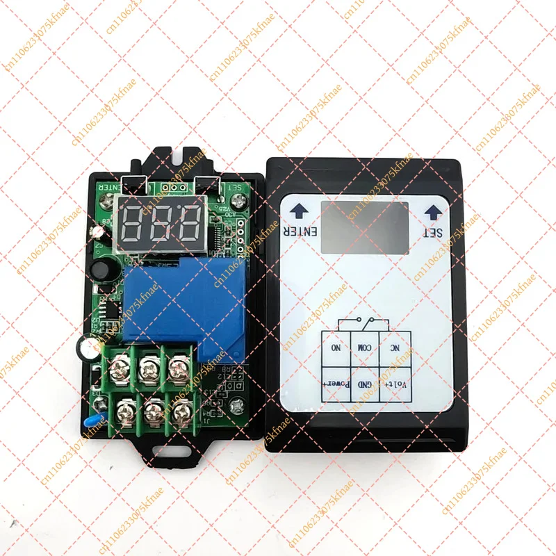 DC Voltage Detection Control Relay 6-80V Battery Charge Discharge Control Switch 30A Timing On Off Module For 48V 60V Battery