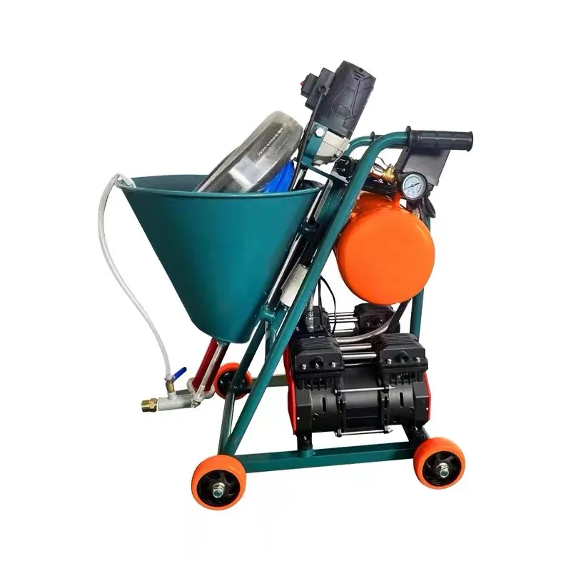 

Electric cement gypsum sprayer 4KW sand cement sprayer with 10m tube for sale
