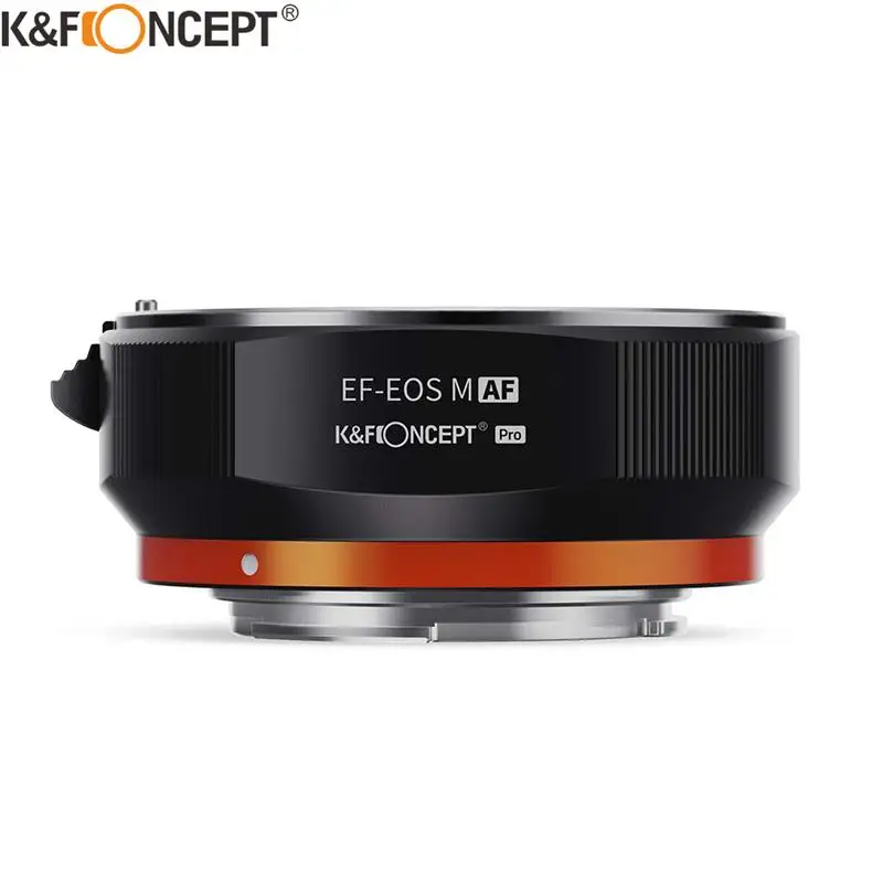 

Объектив K & F CONCEPT Φ M EF к камере Eos M адаптер с автофокусом для крепления EF к Canon EF-EOS EOS M2 EOS M3 EOS M5 EOS M6