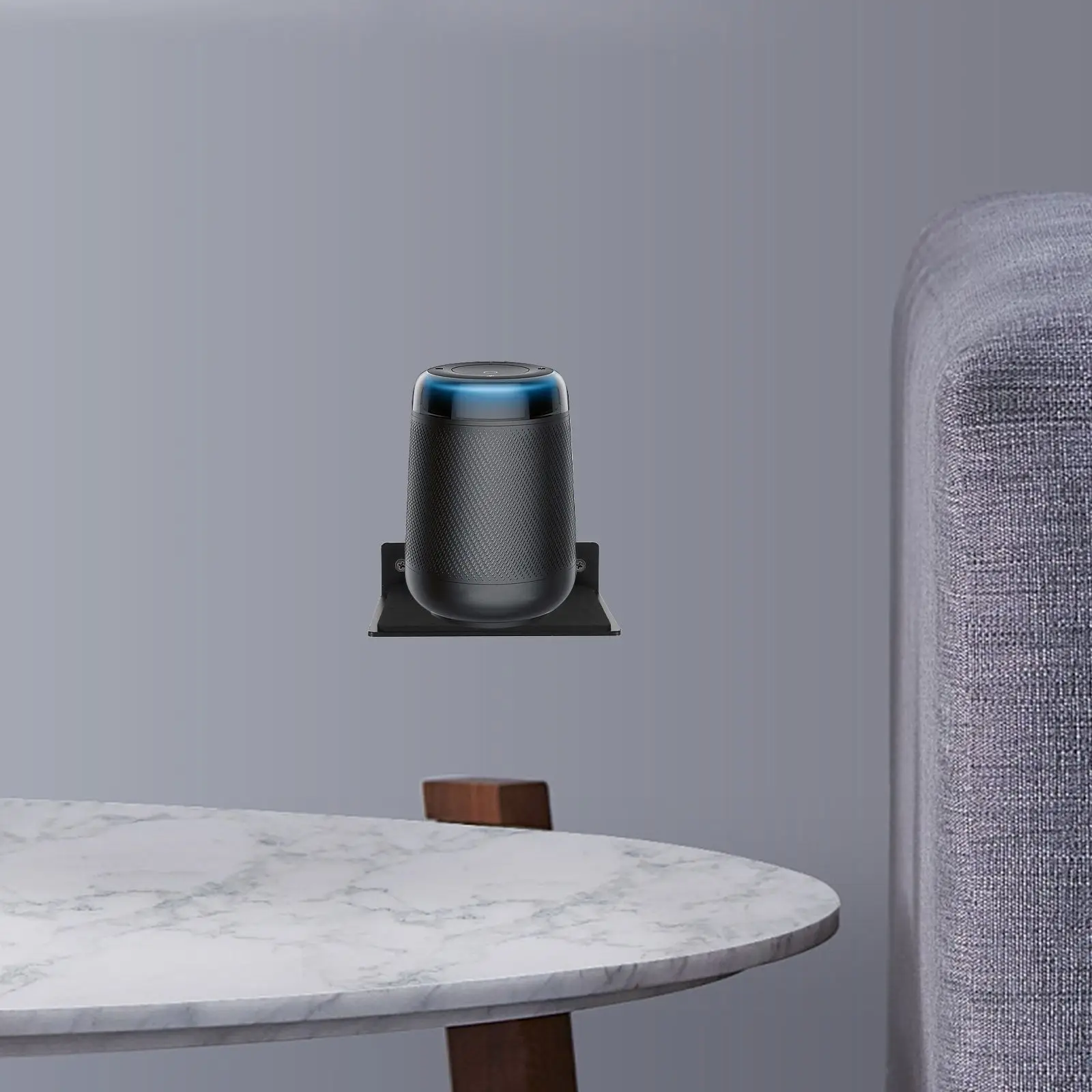 Speaker Wall Mount Holder Universal Bracket for Home Bedroom Living Room Study Soft Felt Pad Acrylic Material Saves Space Fits