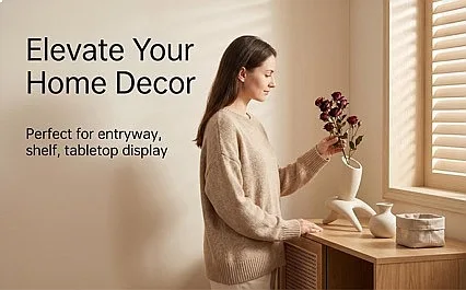 Handmade Porcelain Abstract Art Ornament High-end Niche Home Decor Gift