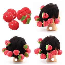 Strawberry Soft Foam Anion Bendi Hair Tools Curl Rollers Adhere To The DIY Perm Styling