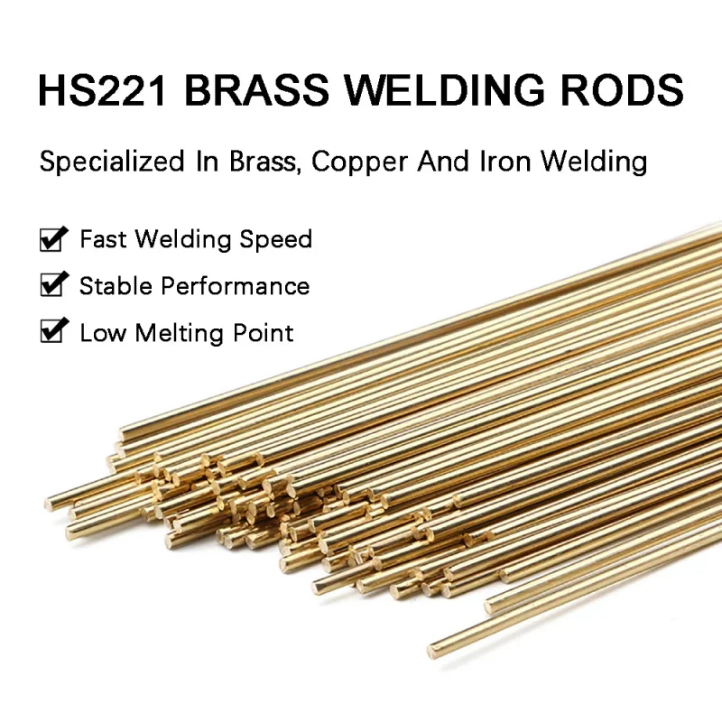 5M Brass Welding Rods 1.6/2.0/2.5/3.0mm Gas Brazing Filler Copper Iron Steel Carbide Tool High