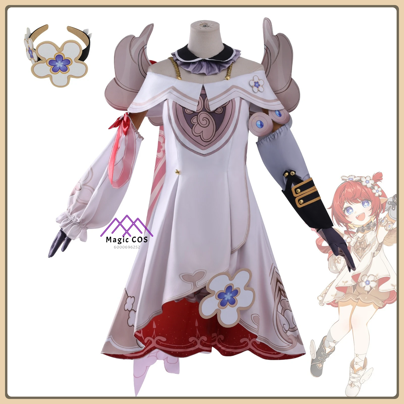 

Honkai: Star Rail Tilisipiose Tibao Cosplay Costume Anime Style High Quality Full Set Anime Outfit for Women Comic Con Party