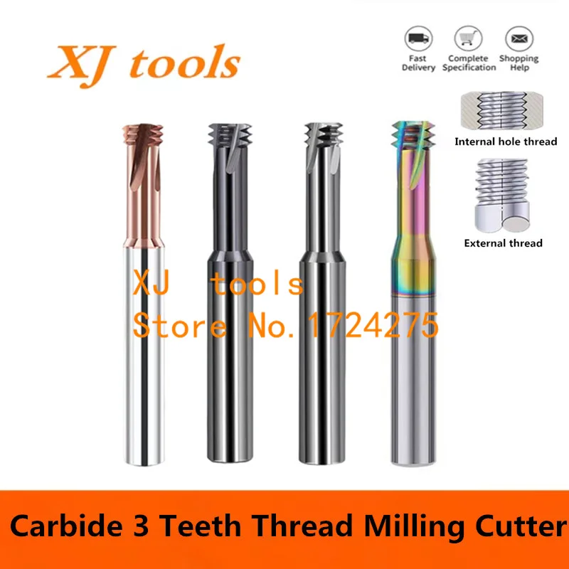 3 Teeth Thread Mill…