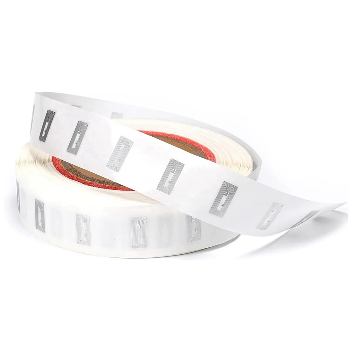 

N82R 100 шт. NFC-метки, наклейка с чипом NTAG213, пустые наклейки NFC, клейкие этикетки, RFID-метки, перезаписываемая память 144 байта