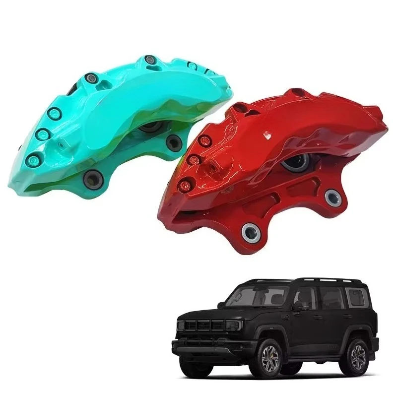 

40 Auto Parts Front Brake System Pad Disc Aluminum 6 Pot Large Brake Caliper Kit